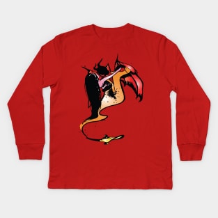 dancing with  the devil Kids Long Sleeve T-Shirt